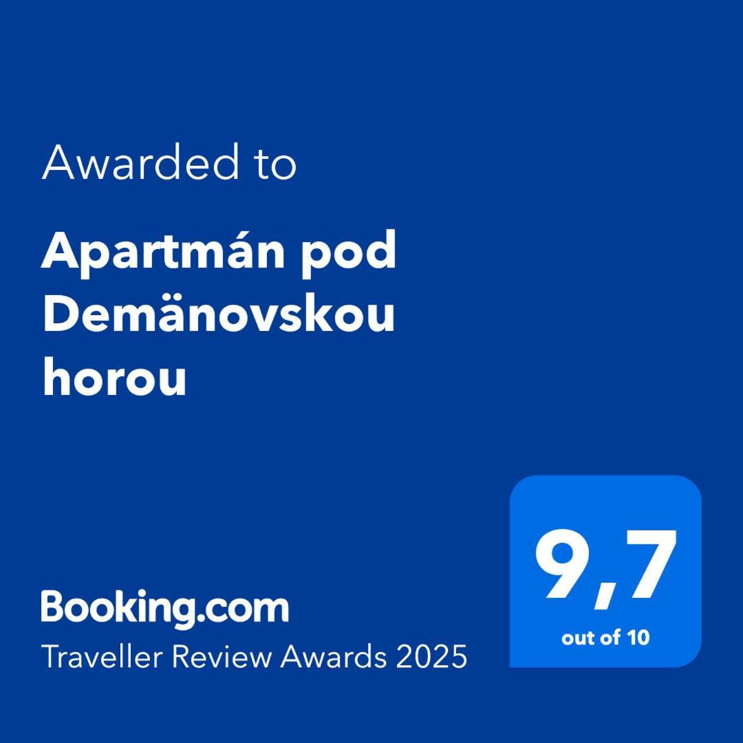Apartman Pod Demaenovskou Horou Demänovská Dolina Exterior foto